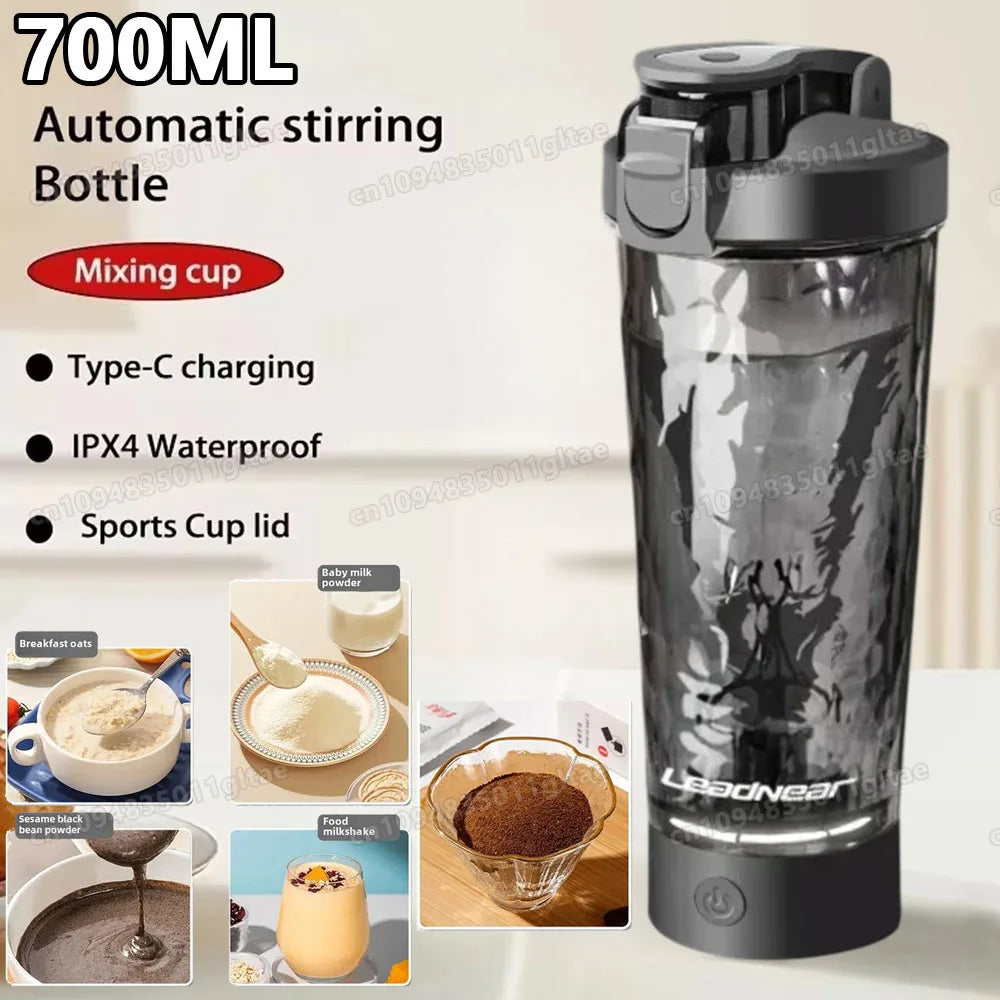 New in Electric Protein Powder Mixing Cup Automatic Shaker Bottle Mixer Shake Bottle Milk Coffee Kettle fro Kitchen Accessories